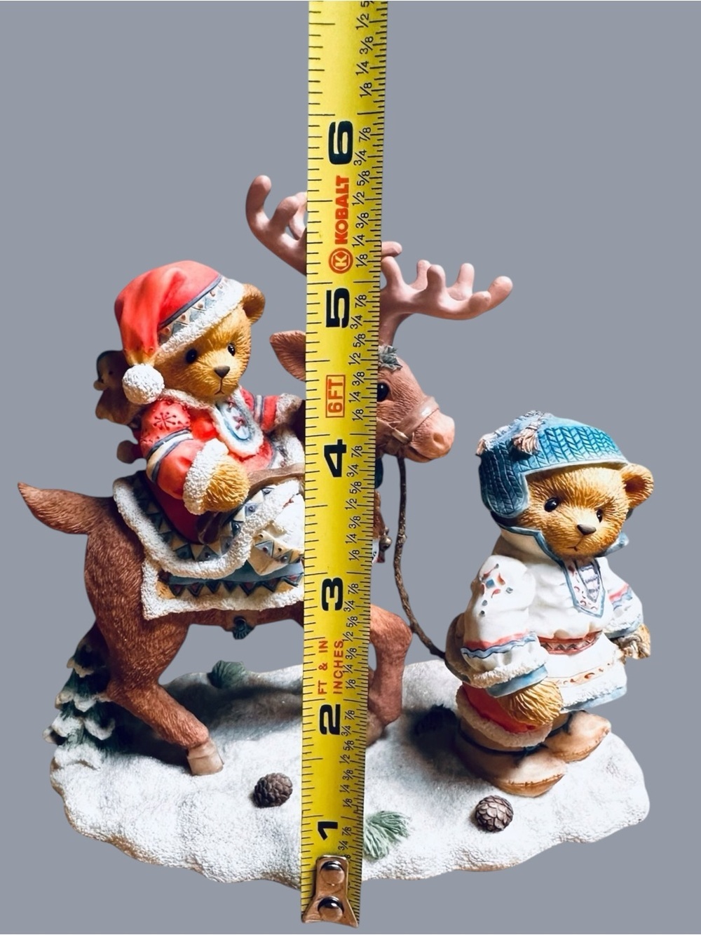 Cherished Teddies Sven and Liv Christmas #272159 1997 Reindeer Winter All Paths - Picture 6 of 7